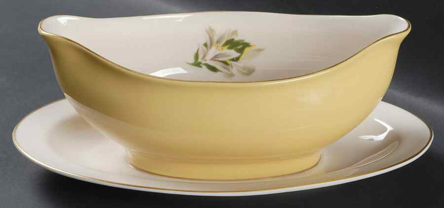 Love Light Gravy Boat with Attached Underplate by Fine Arts-1