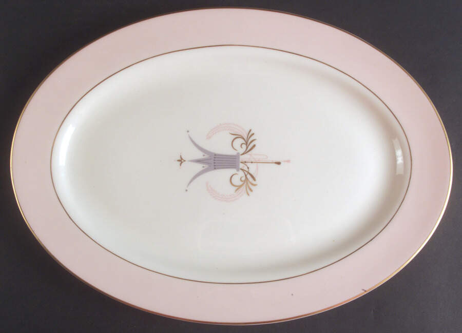 Royal Splendor 15" Oval Serving Platter by Fine Arts-1