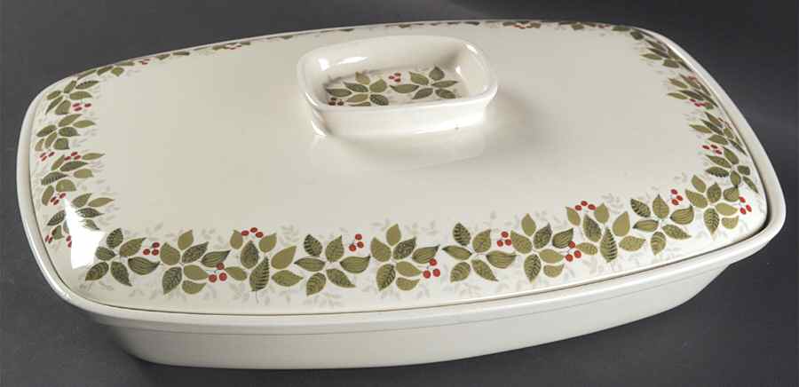 Brazil Rectangular Baker & Lid by Figgjo (Norway)-1