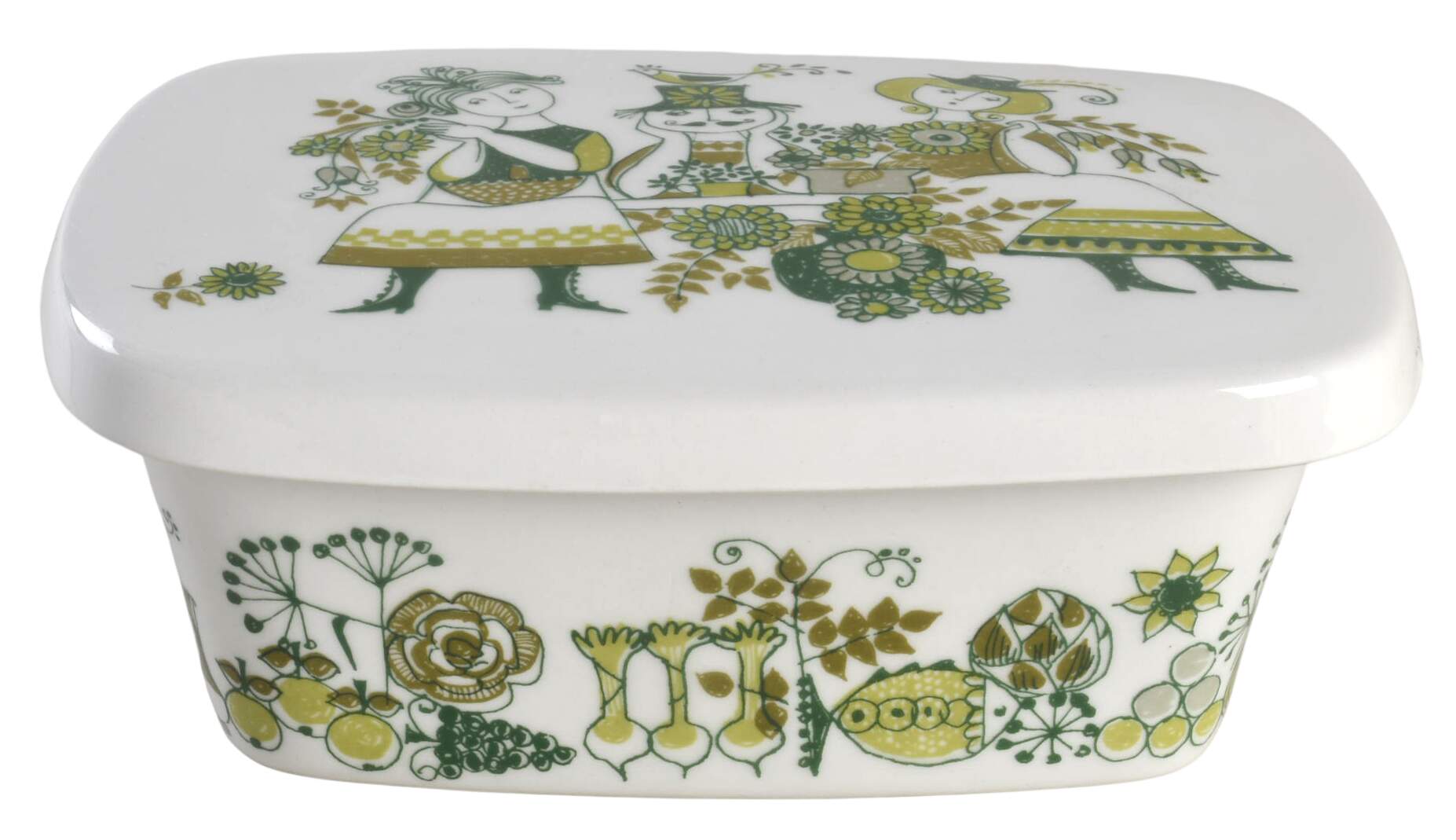 Market Butter Tub & Lid by Figgjo (Norway)-1