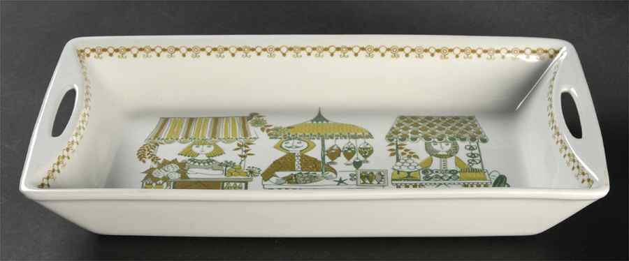 Market 11" Rectangular Baker by Figgjo (Norway)-1