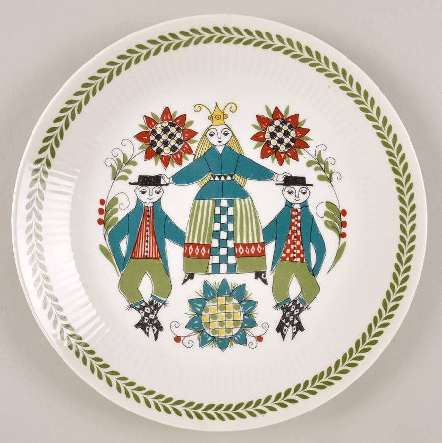 Saga Luncheon Plate by Figgjo (Norway)-1