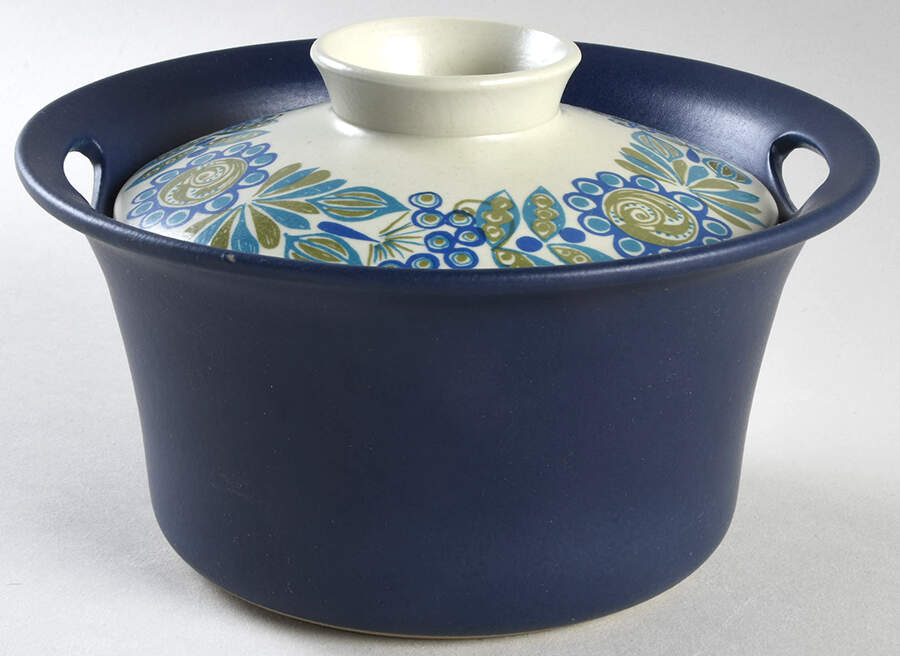 Turi Gramstad Oliver 1 Qt Round Covered Casserole by Figgjo (Norway)-1