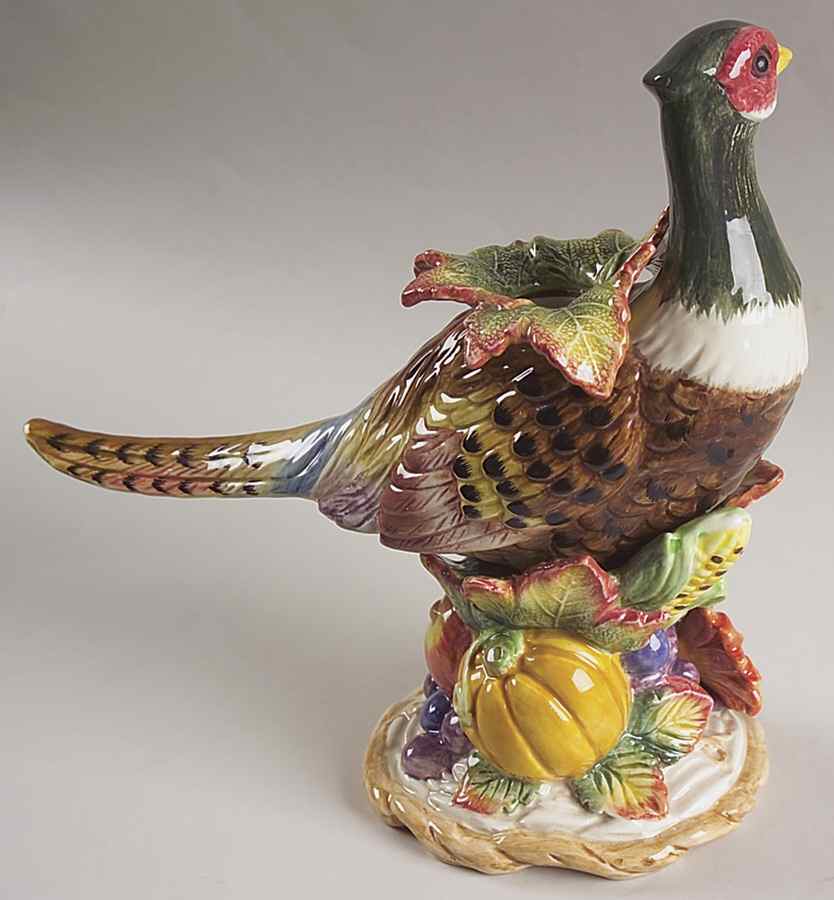 Autumn Bounty Figural Candlestick by Fitz and Floyd-1