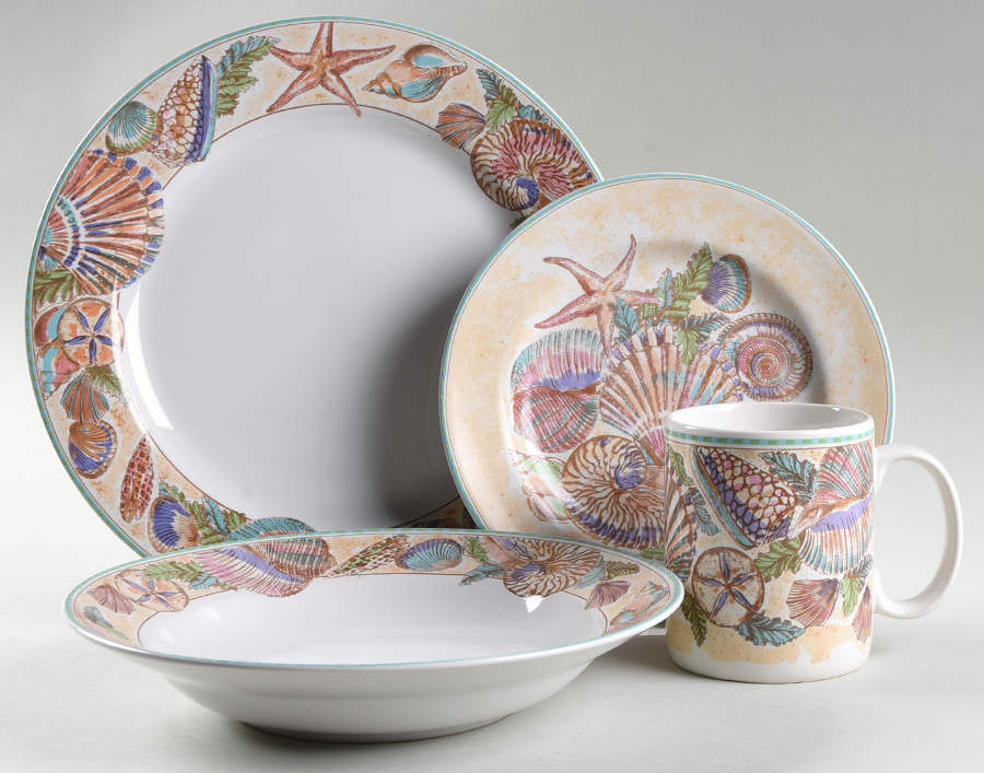 Caribbean 4 Piece Place Setting by Fitz and Floyd-1