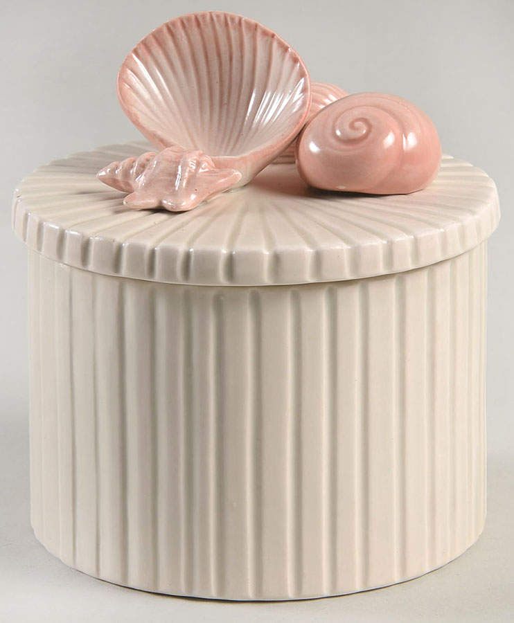 Coquille 4" Round Box & Lid by Fitz and Floyd-1