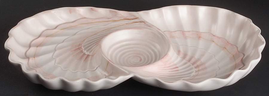 Coquille 3-Part Relish by Fitz and Floyd-1