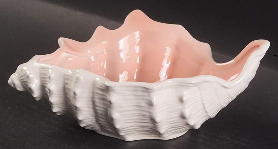 Coquille 8" Shell Shaped Bowl by Fitz and Floyd-1