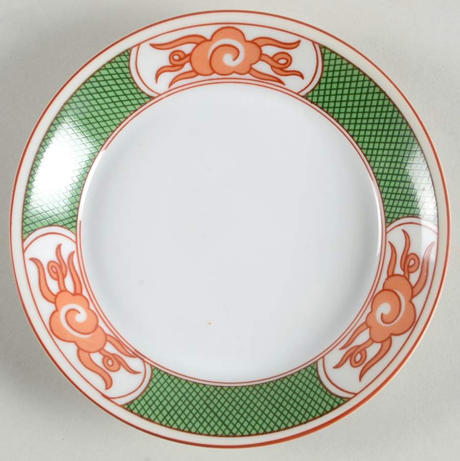 Dragon Crest Green Saucer by Fitz and Floyd-1