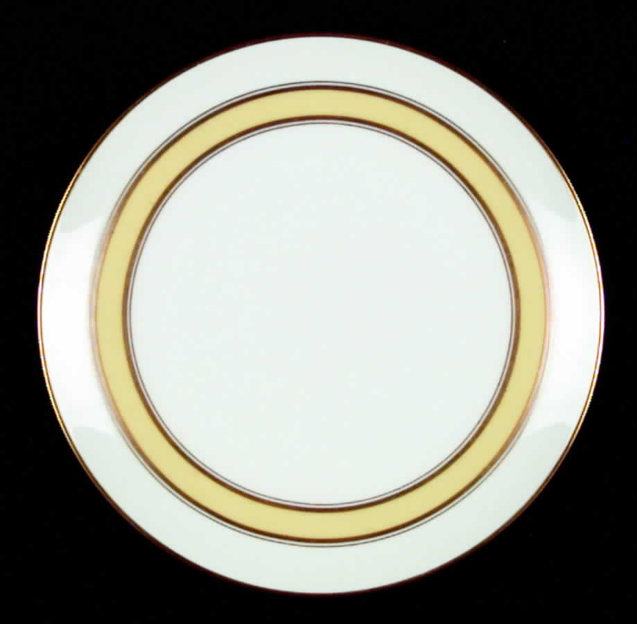 Gold Color Band Salad Plate by Fitz and Floyd-1