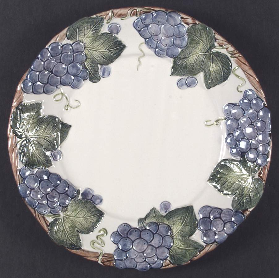 Grape Arbor Dinner Plate by Fitz and Floyd-1
