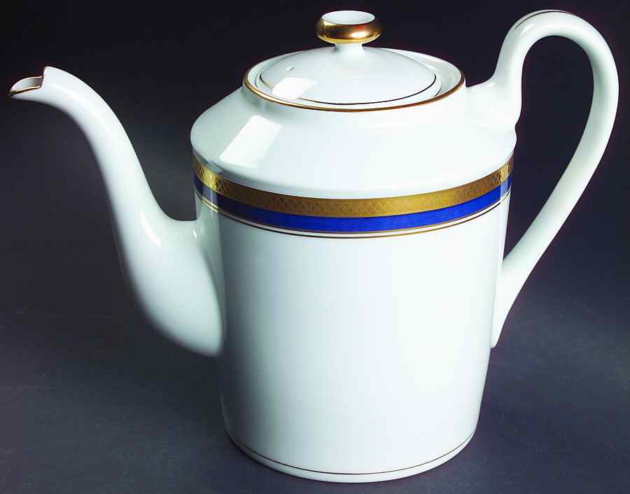 Hanover Coffee Pot & Lid by Fitz and Floyd-1