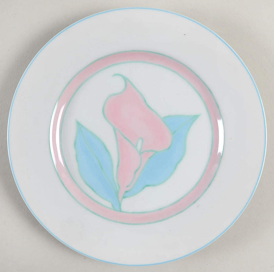 Pastel Garden Salad Plate by Fitz and Floyd-1