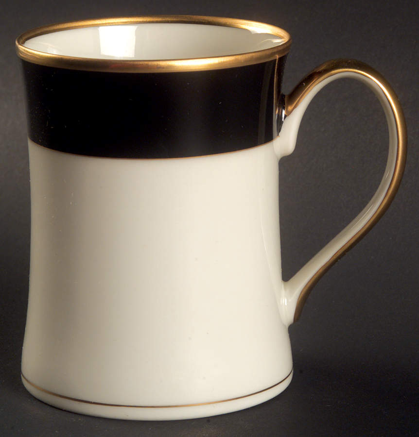 Renaissance Black On Buff Mug by Fitz and Floyd-1
