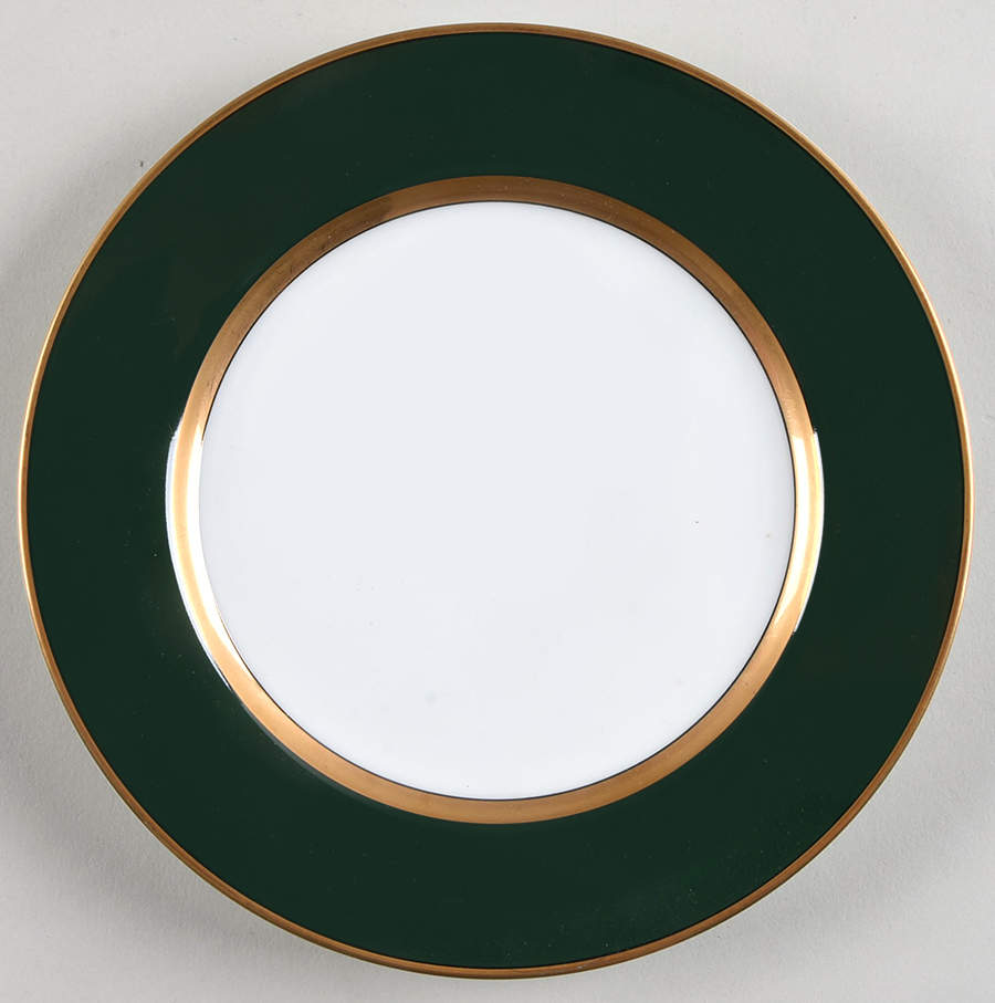 Renaissance Dark Green Bread & Butter Plate by Fitz and Floyd-1