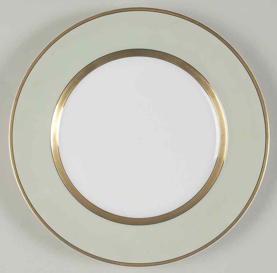 Renaissance Mint Green Salad Plate by Fitz and Floyd-1