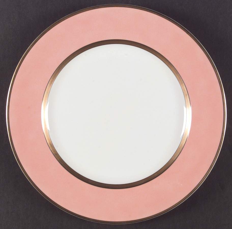 Renaissance Peach (Wide Gold Verge Line) Dinner Plate by Fitz and Floyd-1