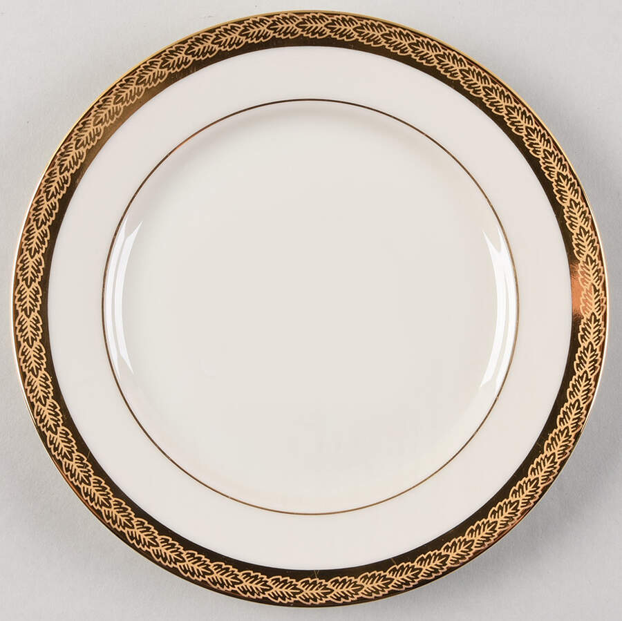 Roanoke (Gold) Bread & Butter Plate by Fitz and Floyd-1