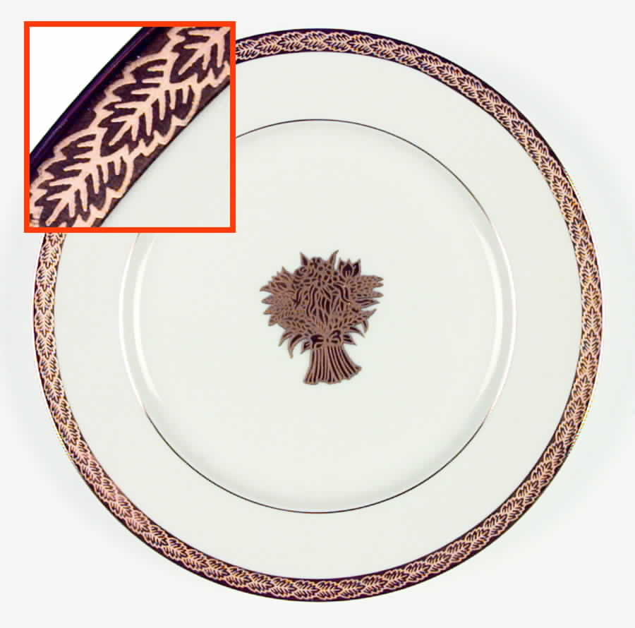 Roanoke (Gold) Accent Salad Plate by Fitz and Floyd-1