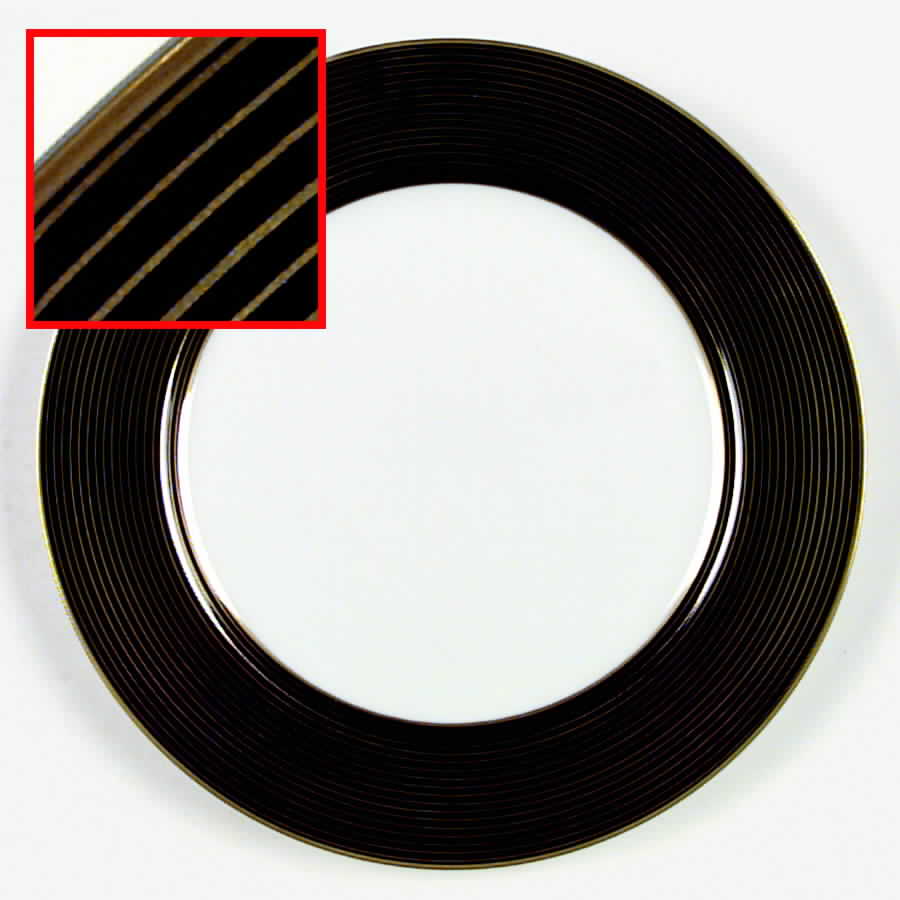Rondelle Black Dinner Plate by Fitz and Floyd-1