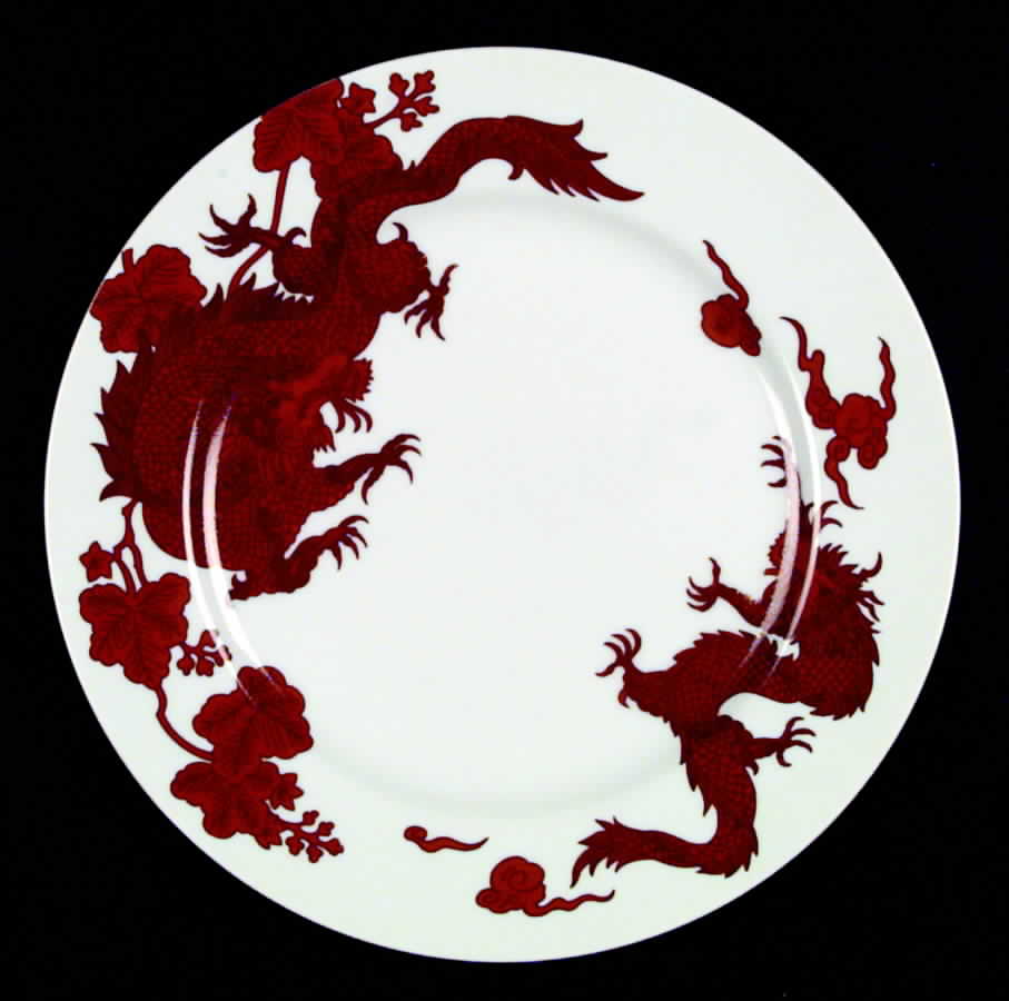 Temple Dragon Dinner Plate by Fitz and Floyd-1