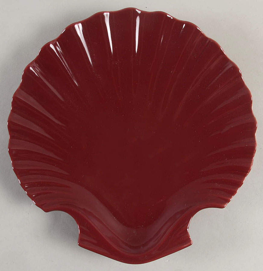 Total Color Plum (Round) Shell Plate by Fitz and Floyd-1