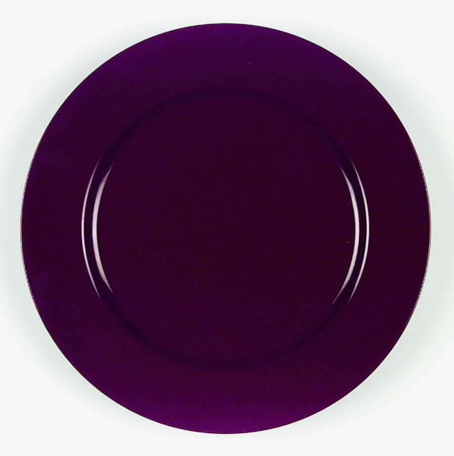 Total Color Plum (Round) Dinner Plate by Fitz and Floyd-1