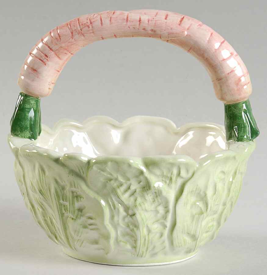 Vegetable Garden 5" Handled Basket by Fitz and Floyd-1