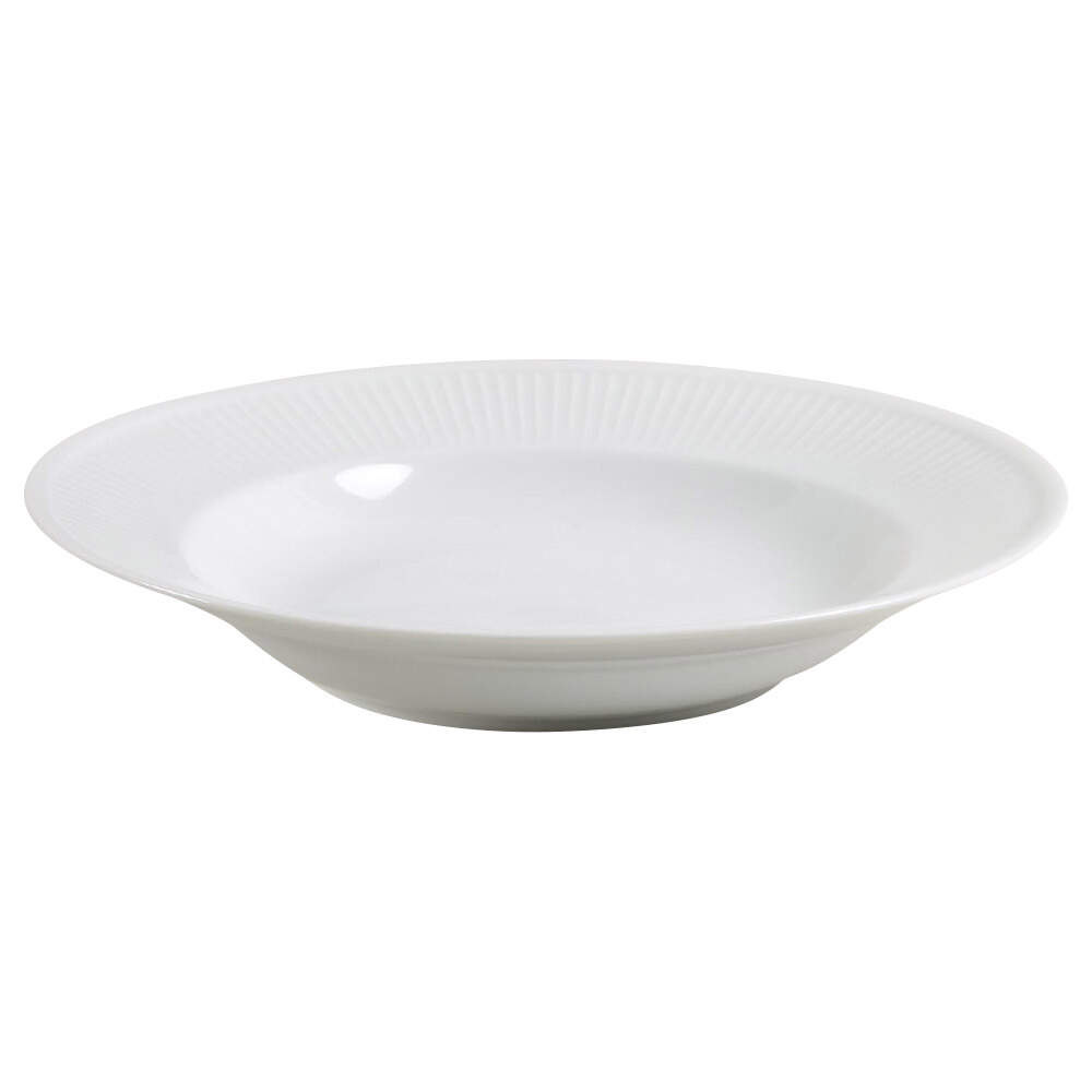 White Classic Large Rim Soup Bowl by Fitz and Floyd-1