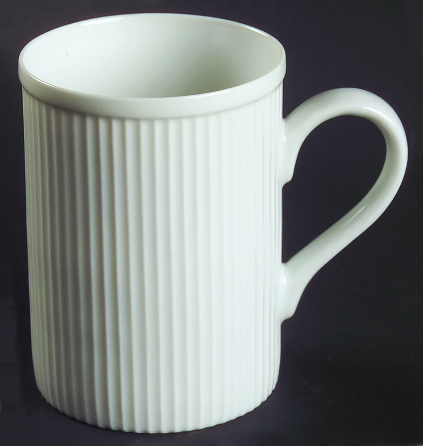 White Classic Mug by Fitz and Floyd-1