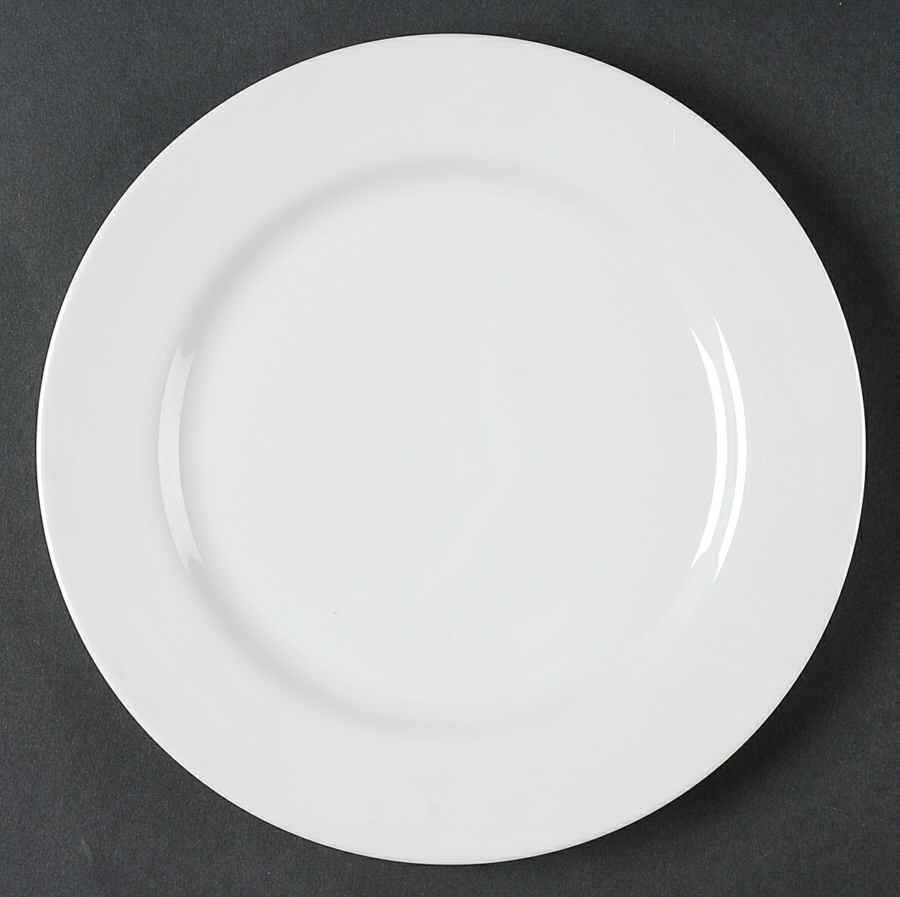 White Shoulders Luncheon Plate by Fitz and Floyd-1