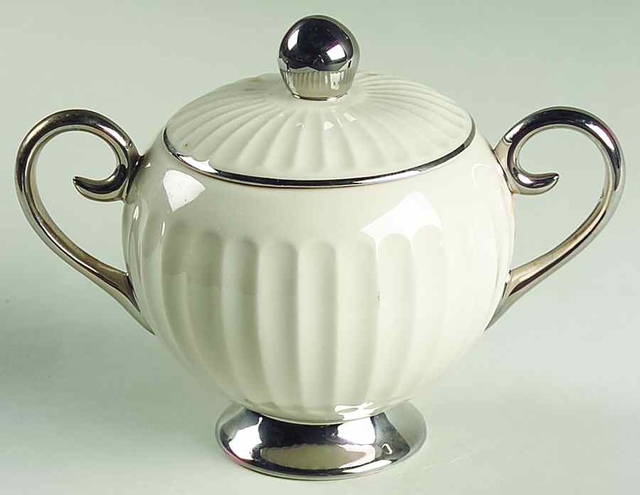 Bellmere Flutes Sugar Bowl & Lid by Flintridge-1
