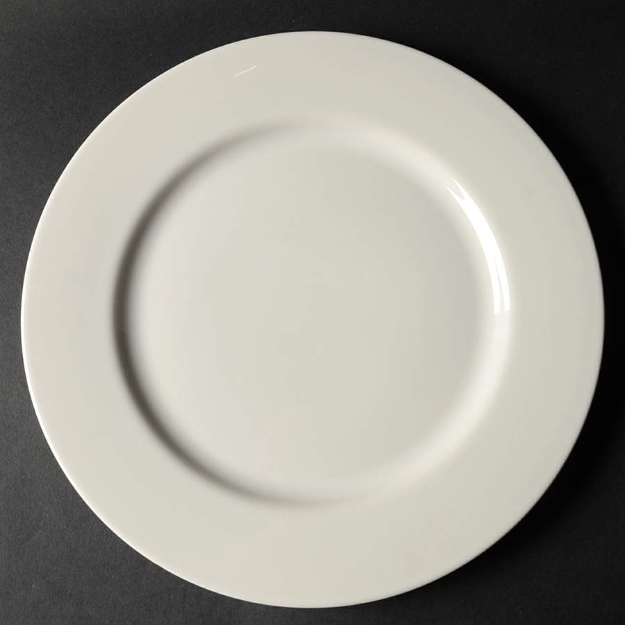 Bon Lite White Dinner Plate by Flintridge-1