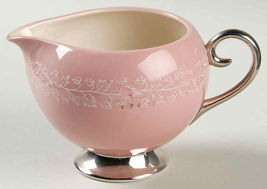 Brocade Rose (Coupe) Creamer by Flintridge-1