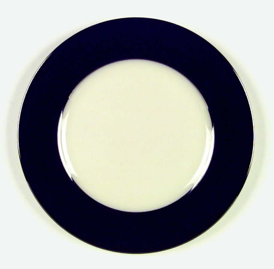 California Black Salad Plate by Flintridge-1