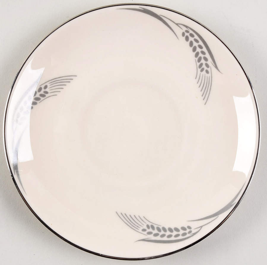 Chalice No Color Band (Platinum Trim) Saucer for Cream Soup Bowl by Flintridge-1