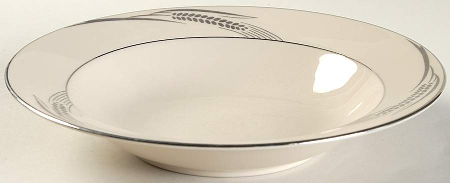 Chalice No Color Band (Platinum Trim) Rim Soup Bowl by Flintridge-1