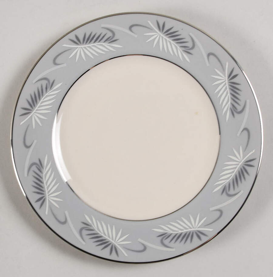 Continental Grey Bread & Butter Plate by Flintridge-1