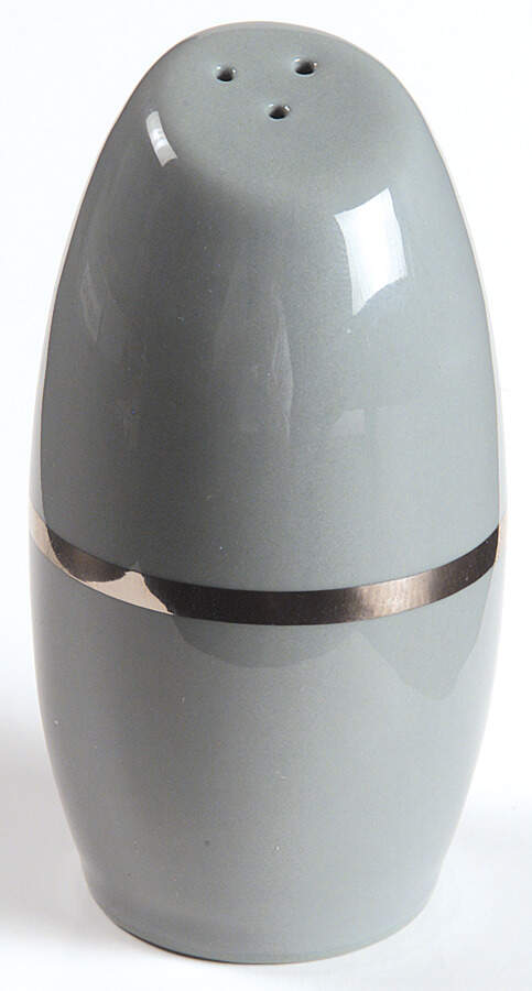 Contessa Peacock Blue (Platinum Trim, Coupe) Pepper Shaker by Flintridge-1