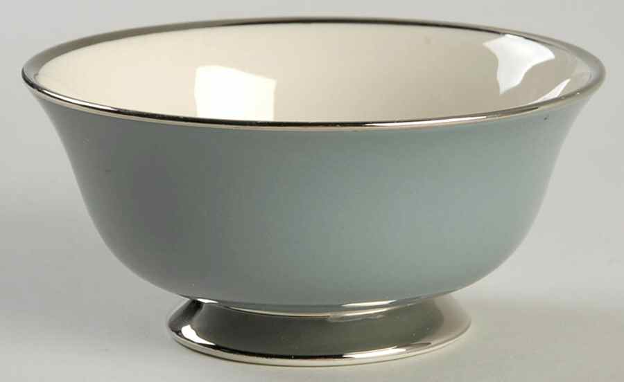 Contessa Peacock Blue (Platinum Trim, Coupe) Open Sugar Bowl by Flintridge-1