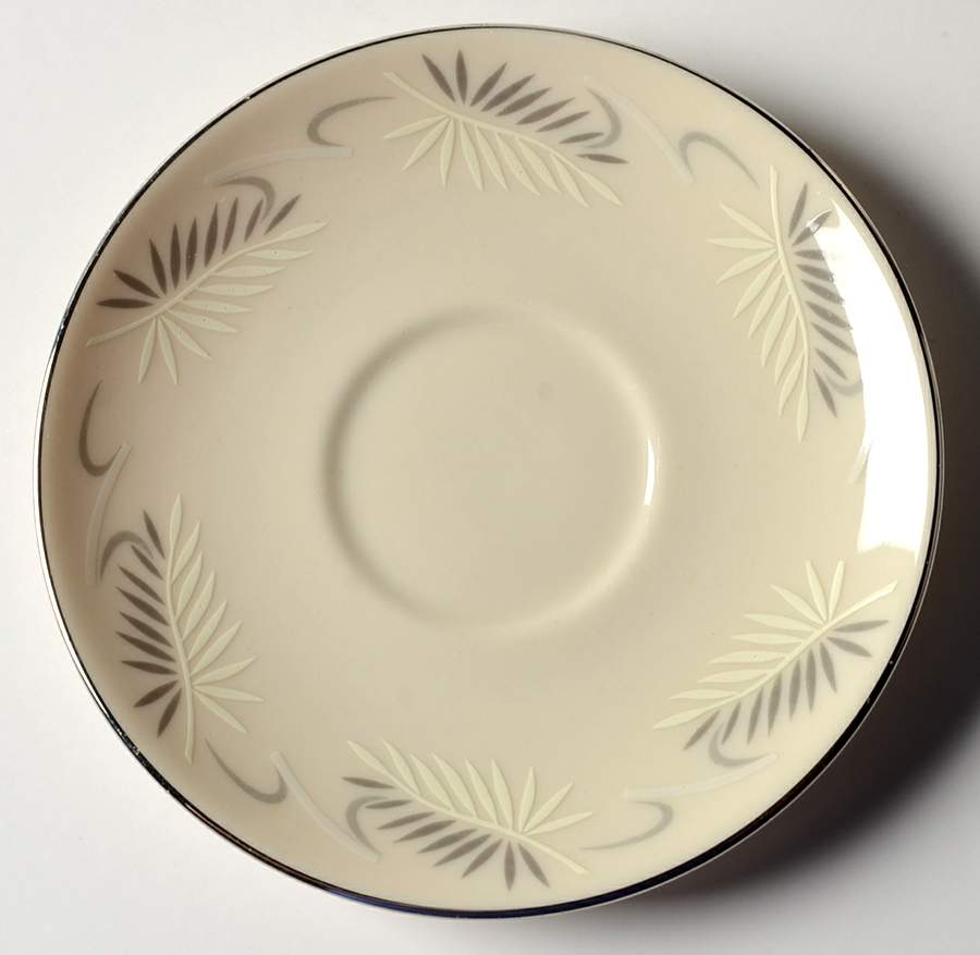 Continental White (Rim) Saucer for Demitasse Cup by Flintridge-1