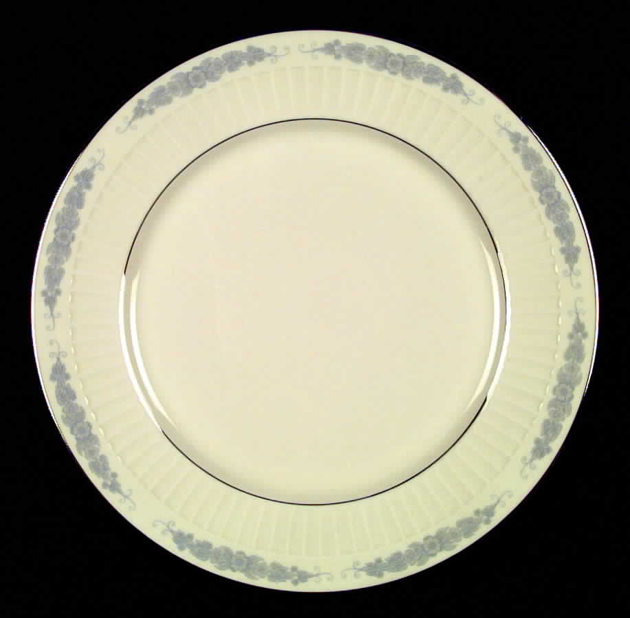 Crissy Rose Blue Dinner Plate by Flintridge-1