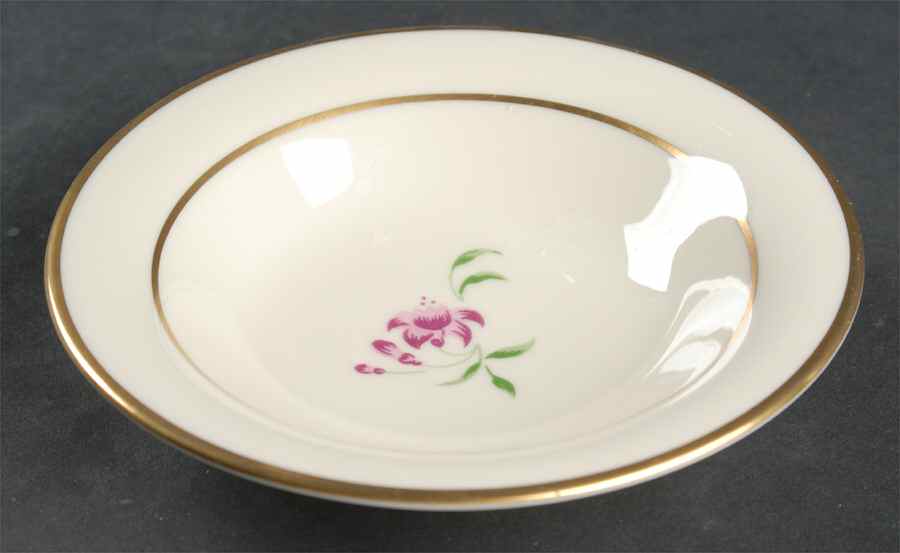 Fuschia (Gold) Fruit/Dessert (Sauce) Bowl by Flintridge-1
