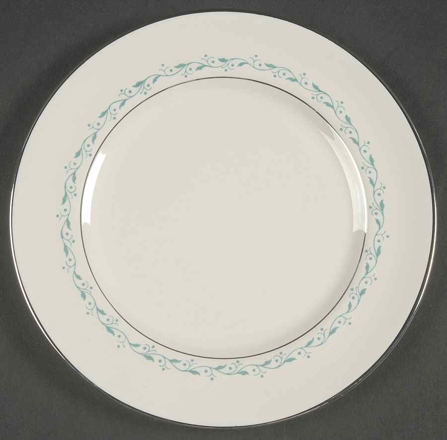 Glendora Turquoise (Rim) Bread & Butter Plate by Flintridge-1