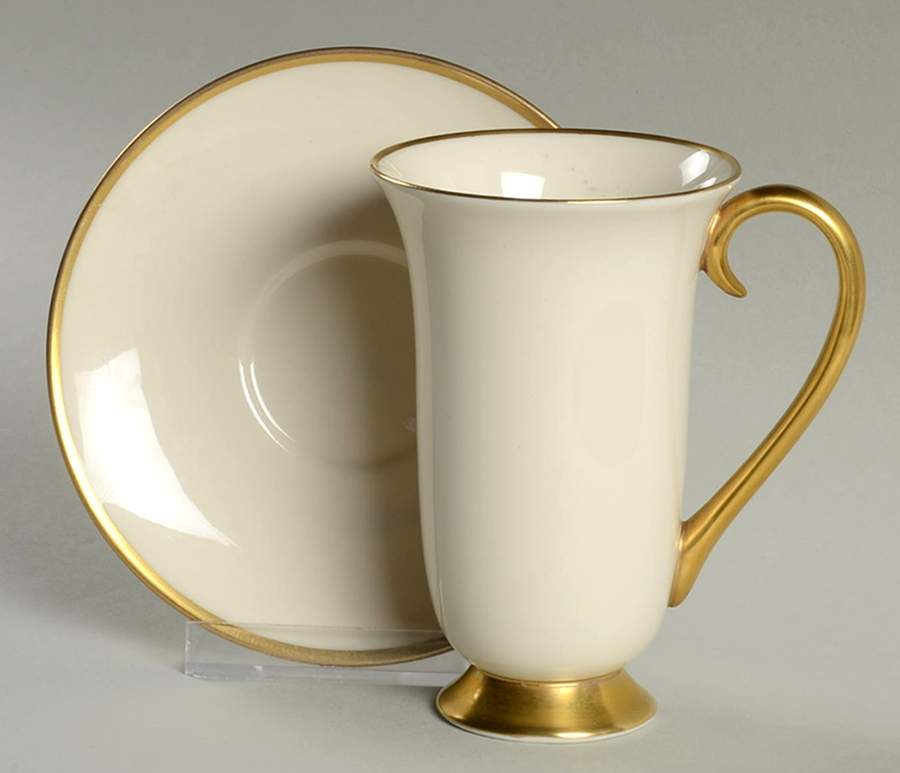 Huntington (Rim) Irish Coffee Cup and Saucer Set by Flintridge-1