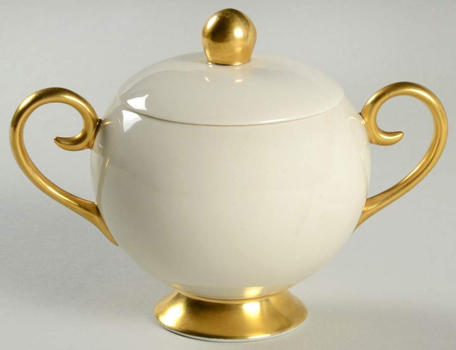 Huntington (Rim) Sugar Bowl & Lid by Flintridge-1