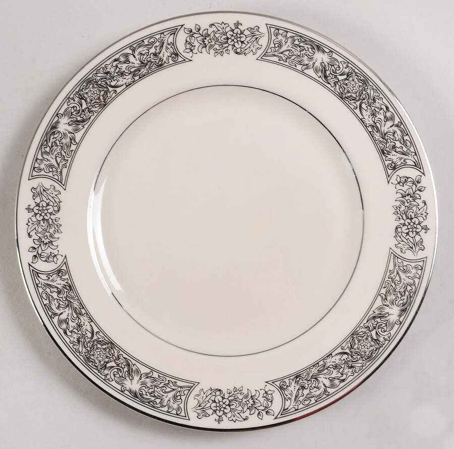 Madeira No Color Band (Rim) Salad Plate by Flintridge-1