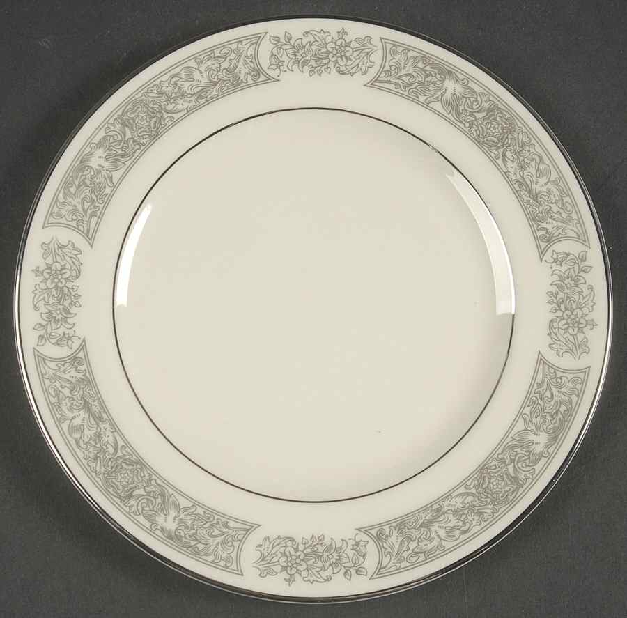 Madeira No Color Band (Rim) Bread & Butter Plate by Flintridge-1