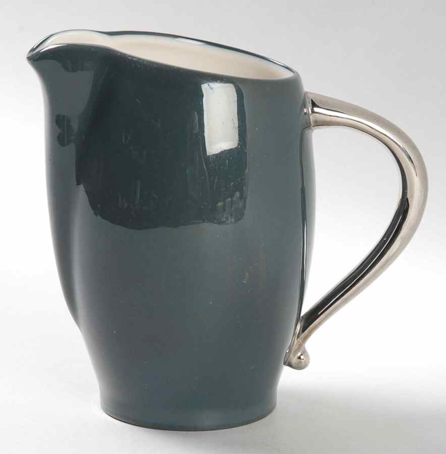 Madeira Sage Green (Rim) Creamer by Flintridge-1