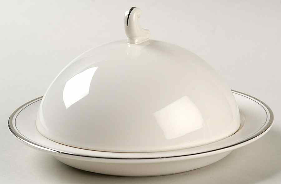Mirador (Rim & Coupe) Round Covered Butter by Flintridge-1